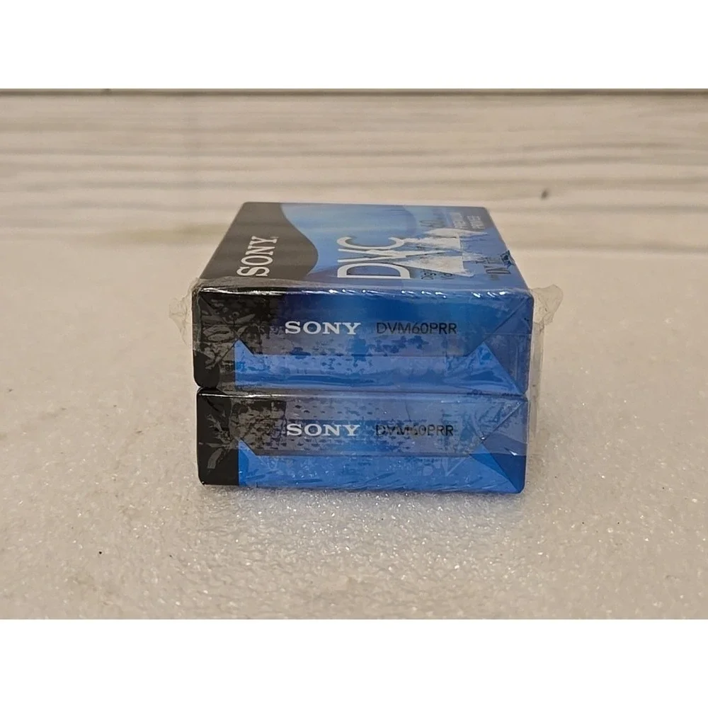 Sony 60 min Premium DVC Digital Video Cassette Lot Of 2 Tapes‎ Mini DV Sealed